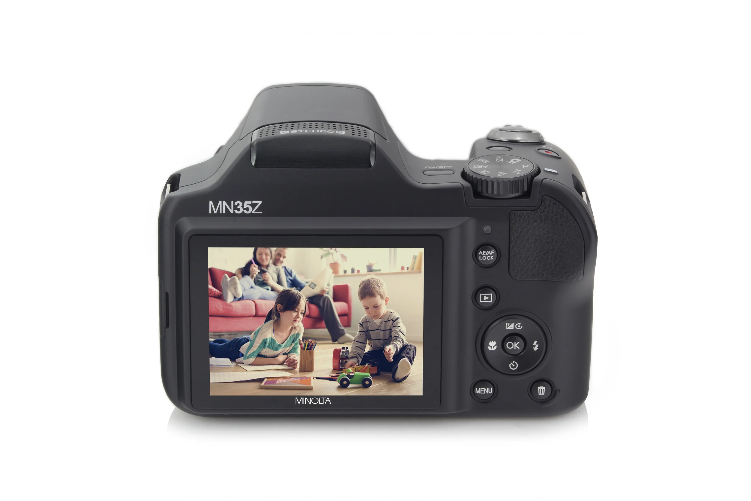 MN35Z 20MP 35X Optical Zoom Wi-Fi Bridge Camera — Minolta